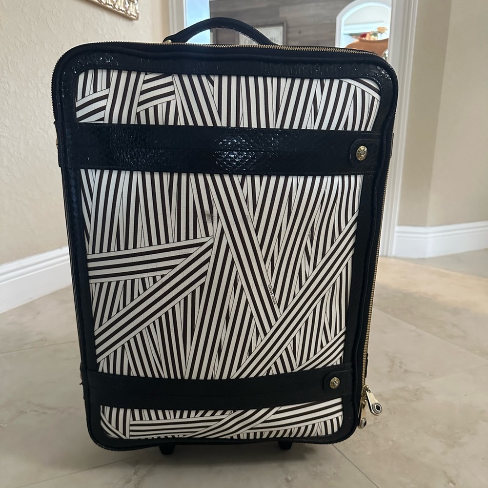 Henri Bendel Disturbed Stripe Suitcase